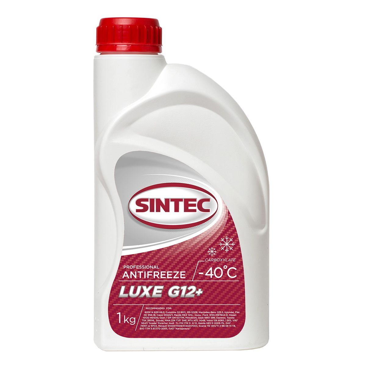 Sintec LUXE G12+ (-40) красный, 1кг